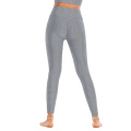 Leggings de entrenamiento de mujer Leggings de tope de tope delantero Pantalones cruzados frontales Leggings de yoga texturizado